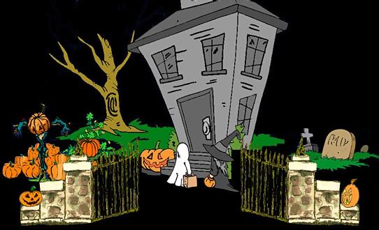 Bingo Halloween Ghost Town