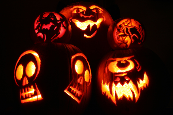 Halloween Bingo Night Lamps